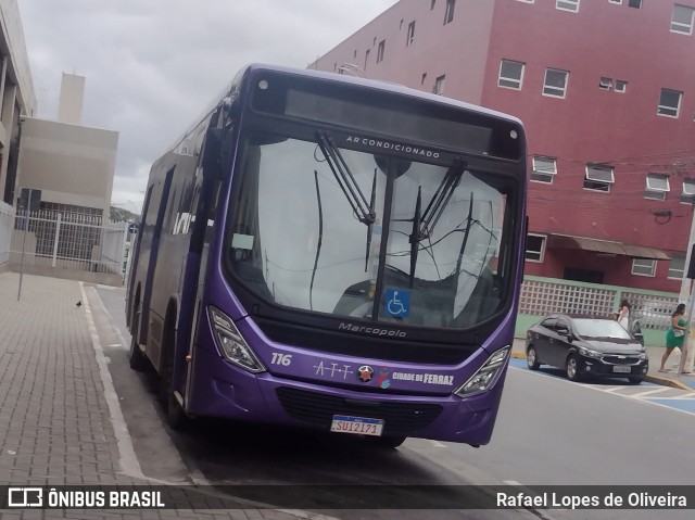 ATT - Alto Tietê Transportes Ferraz de Vasconcelos 116 na cidade de Ferraz de Vasconcelos, São Paulo, Brasil, por Rafael Lopes de Oliveira. Número da foto: #12568344.
