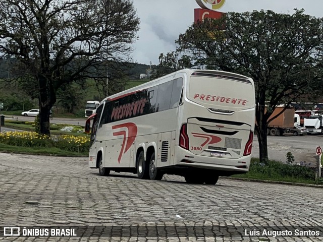Viação Presidente 3880 na cidade de João Monlevade, Minas Gerais, Brasil, por Luis Augusto Santos. Número da foto: #12567541.