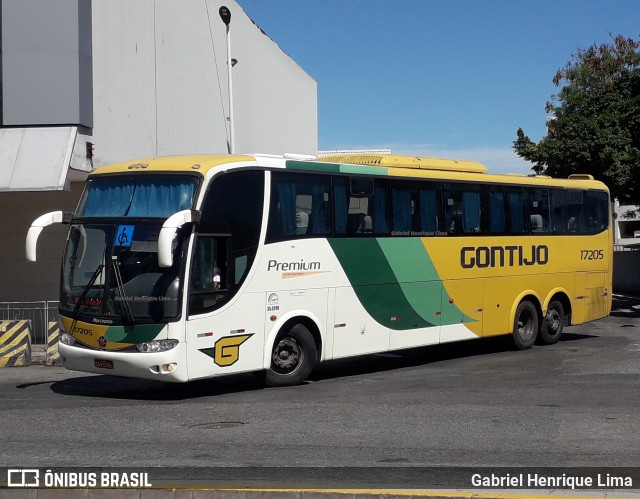 Empresa Gontijo de Transportes 17205 na cidade de Rio de Janeiro, Rio de Janeiro, Brasil, por Gabriel Henrique Lima. Número da foto: #12569767.
