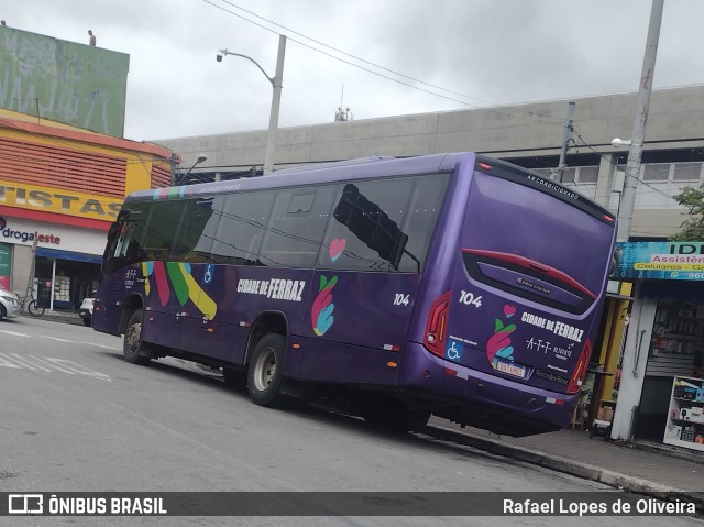 ATT - Alto Tietê Transportes Ferraz de Vasconcelos 104 na cidade de Ferraz de Vasconcelos, São Paulo, Brasil, por Rafael Lopes de Oliveira. Número da foto: #12568351.