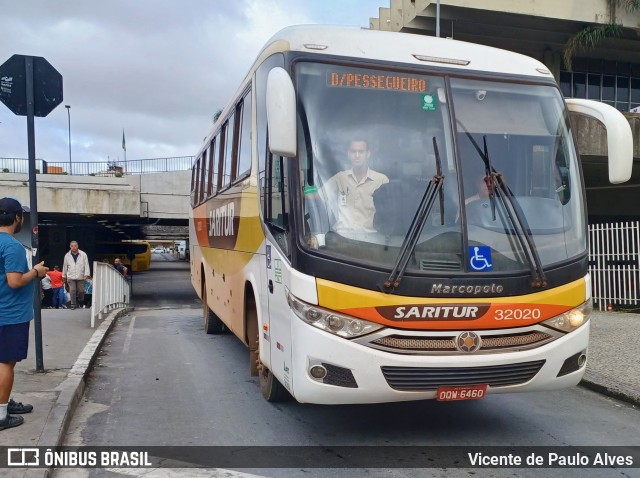 Saritur - Santa Rita Transporte Urbano e Rodoviário 32020 na cidade de Belo Horizonte, Minas Gerais, Brasil, por Vicente de Paulo Alves. Número da foto: #12568134.