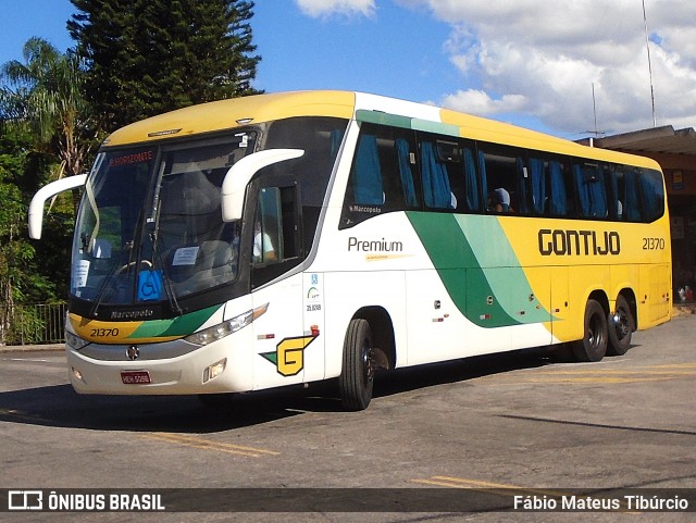 Empresa Gontijo de Transportes 21370 na cidade de Três Corações, Minas Gerais, Brasil, por Fábio Mateus Tibúrcio. Número da foto: #12568521.