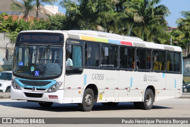 Viação Redentor C47858 na cidade de Rio de Janeiro, Rio de Janeiro, Brasil, por Paulo Henrique Pereira Borges. Número da foto: #12568046.