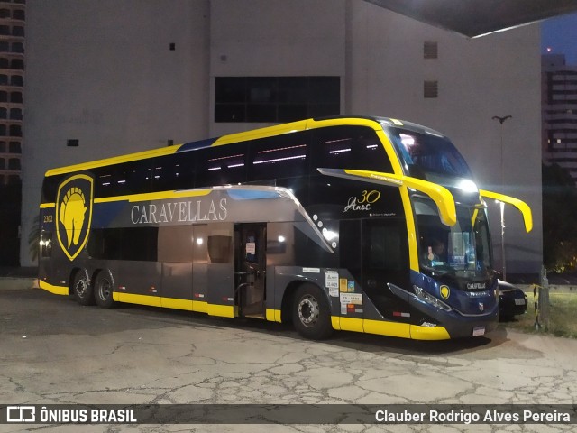 Caravellas Transportes e Turismo 2302 na cidade de São José do Rio Preto, São Paulo, Brasil, por Clauber Rodrigo Alves Pereira. Número da foto: #12572533.
