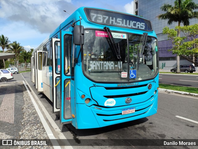 Viação Satélite 25607 na cidade de Vitória, Espírito Santo, Brasil, por Danilo Moraes. Número da foto: #12570727.