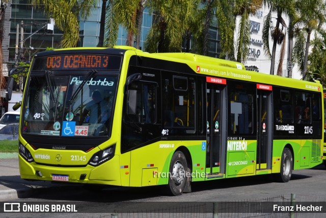 Viação Pendotiba 2.1.145 na cidade de Niterói, Rio de Janeiro, Brasil, por Franz Hecher. Número da foto: #12572191.
