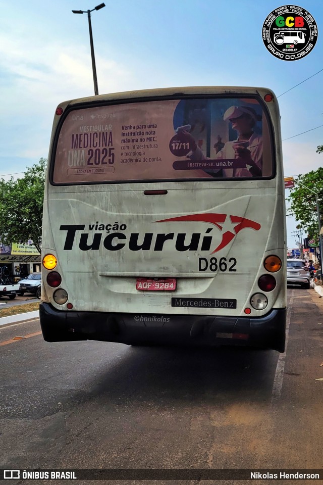 Viação Tucuruí D862 na cidade de Tucuruí, Pará, Brasil, por Nikolas Henderson. Número da foto: #12571408.