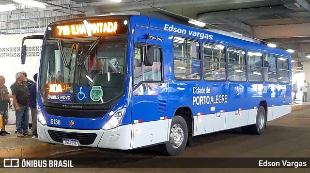 Auto Viação Navegantes 6138 na cidade de Porto Alegre, Rio Grande do Sul, Brasil, por Edson Vargas. Número da foto: #12570543.