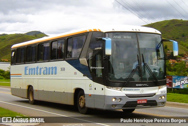 Emtram 3650 na cidade de Barra do Piraí, Rio de Janeiro, Brasil, por Paulo Henrique Pereira Borges. Número da foto: #12570725.