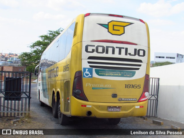 Empresa Gontijo de Transportes 18165 na cidade de Caruaru, Pernambuco, Brasil, por Lenilson da Silva Pessoa. Número da foto: #12572817.
