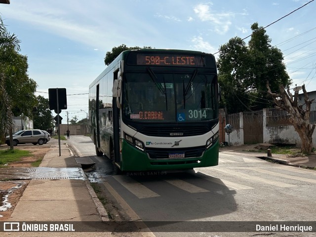Expresso Caribus Transportes 3014 na cidade de Cuiabá, Mato Grosso, Brasil, por Daniel Henrique. Número da foto: #12571702.