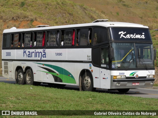 Karimã Turismo 3000 na cidade de Aparecida, São Paulo, Brasil, por Gabriel Oliveira Caldas da Nobrega. Número da foto: #12571356.
