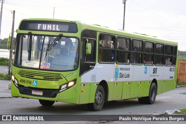 Viação Primor 400.170 na cidade de São Luís, Maranhão, Brasil, por Paulo Henrique Pereira Borges. Número da foto: #12570764.