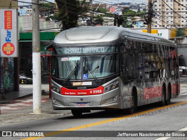 Express Transportes Urbanos Ltda 4 8988 na cidade de São Paulo, São Paulo, Brasil, por Jefferson Nascimento. Número da foto: #12570533.