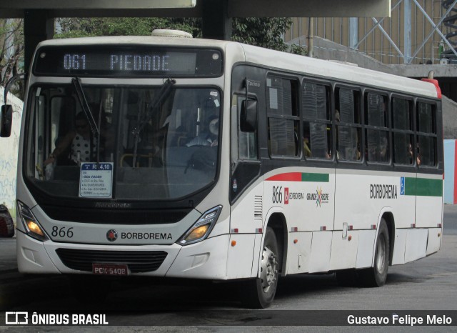 Borborema Imperial Transportes 866 na cidade de Recife, Pernambuco, Brasil, por Gustavo Felipe Melo. Número da foto: #12570590.