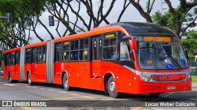 Cristo Rei > CCD Transporte Coletivo > SPE Via Mobilidade S/A DE704 na cidade de Curitiba, Paraná, Brasil, por Lucas Weber Calizario. Número da foto: #12572655.