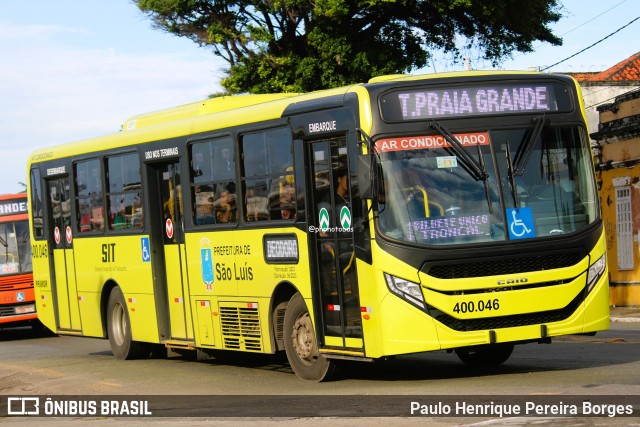 Viação Primor 400.046 na cidade de São Luís, Maranhão, Brasil, por Paulo Henrique Pereira Borges. Número da foto: #12570760.