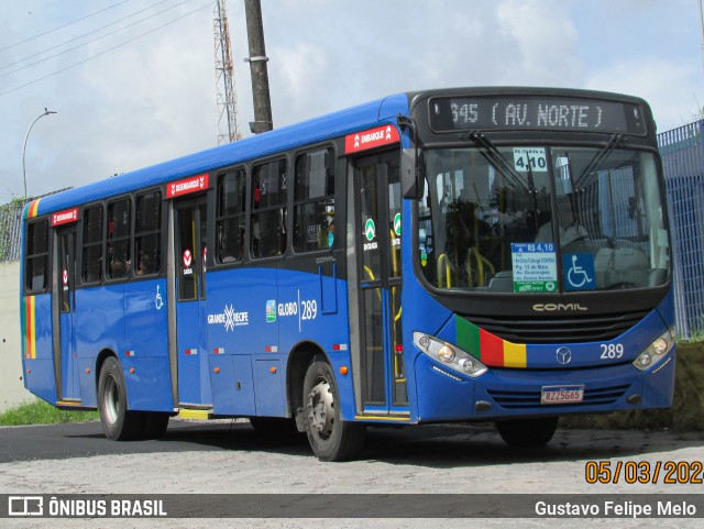 Transportadora Globo 289 na cidade de Recife, Pernambuco, Brasil, por Gustavo Felipe Melo. Número da foto: #12570585.