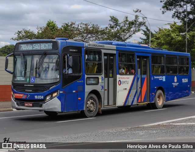 Transportes Capellini 19.034 na cidade de Campinas, São Paulo, Brasil, por Henrique Alves de Paula Silva. Número da foto: #12571034.