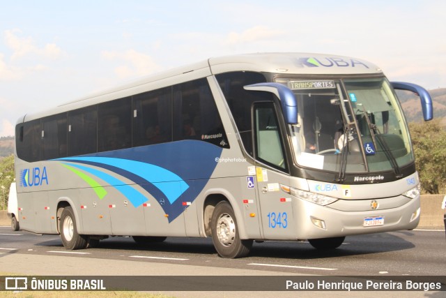 Kuba Turismo 1343 na cidade de Roseira, São Paulo, Brasil, por Paulo Henrique Pereira Borges. Número da foto: #12570811.