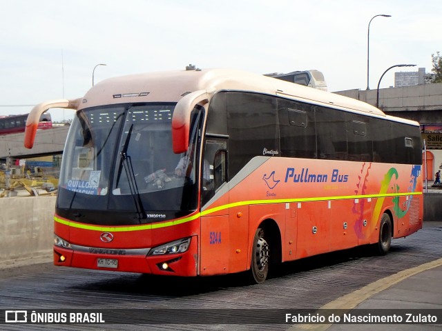 Pullman Bus 524A na cidade de Estación Central, Santiago, Metropolitana de Santiago, Chile, por Fabricio do Nascimento Zulato. Número da foto: #12572906.