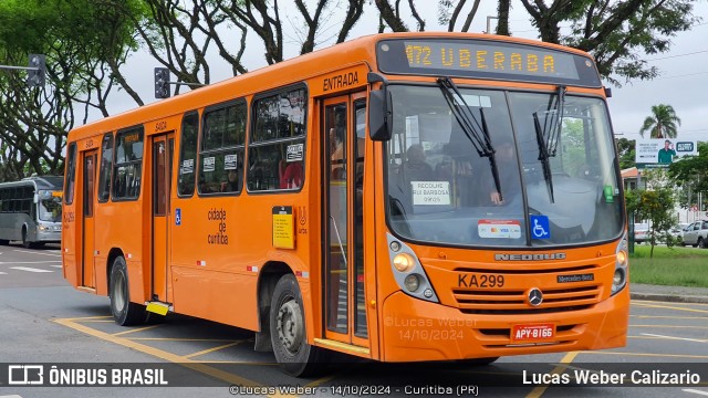 Viação Tamandaré KA299 na cidade de Curitiba, Paraná, Brasil, por Lucas Weber Calizario. Número da foto: #12570581.