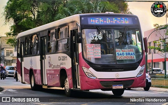 Viação Santa Rosa CV-32611 na cidade de Belém, Pará, Brasil, por Nikolas Henderson. Número da foto: #12571255.