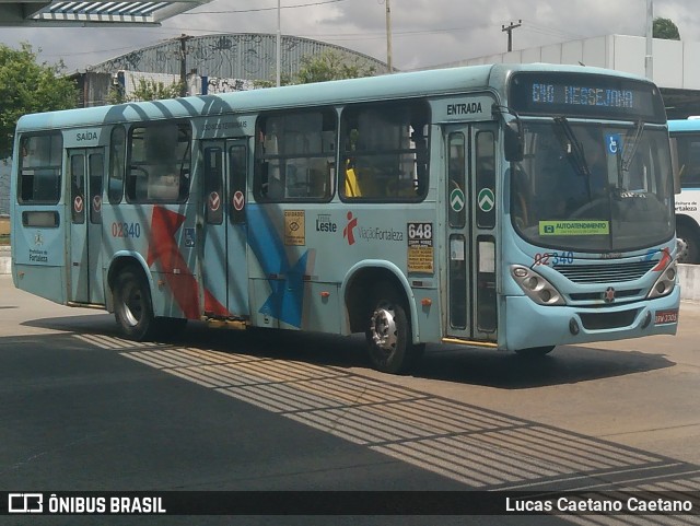 Viação Fortaleza 02340 na cidade de Fortaleza, Ceará, Brasil, por Lucas Caetano. Número da foto: #12571772.
