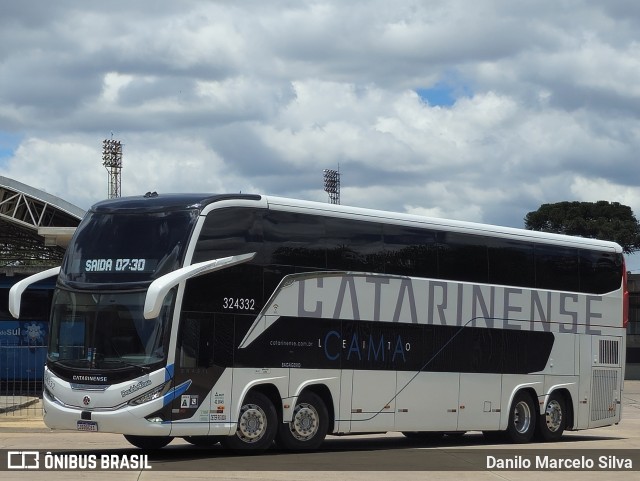 Auto Viação Catarinense 324332 na cidade de Curitiba, Paraná, Brasil, por Danilo Marcelo Silva. Número da foto: #12571832.