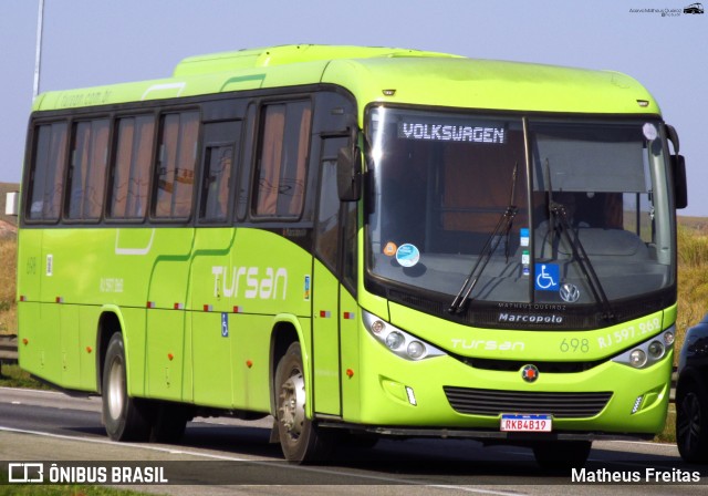 Tursan - Turismo Santo André 698 na cidade de Porto Real, Rio de Janeiro, Brasil, por Matheus Freitas. Número da foto: #12531210.