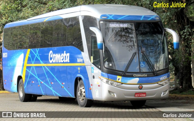 Viação Cometa 18531 na cidade de São Paulo, São Paulo, Brasil, por Carlos Júnior. Número da foto: #12530657.