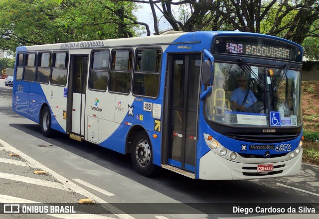 Onicamp Transporte Coletivo 4872 na cidade de Campinas, São Paulo, Brasil, por Diego Cardoso da Silva. Número da foto: #12529461.