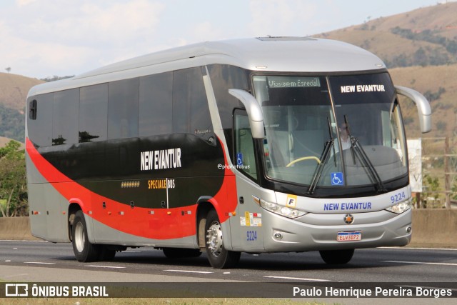 New Evantur Transportes e Locação 9224 na cidade de Roseira, São Paulo, Brasil, por Paulo Henrique Pereira Borges. Número da foto: #12531034.