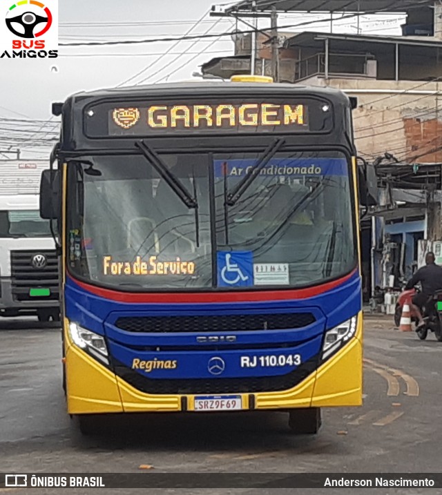 Auto Viação Reginas RJ 110.043 na cidade de São João de Meriti, Rio de Janeiro, Brasil, por Anderson Nascimento . Número da foto: #12531350.