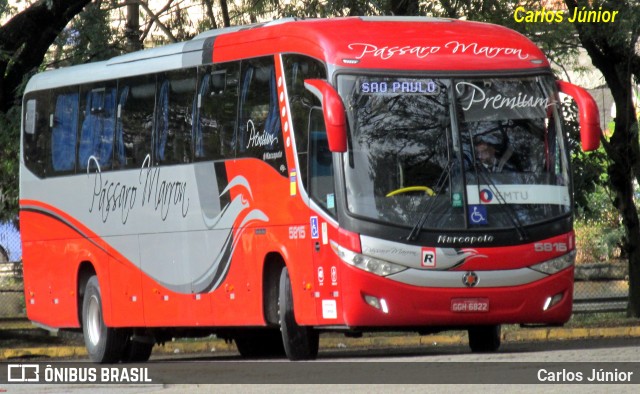 Empresa de Ônibus Pássaro Marron 5815 na cidade de São Paulo, São Paulo, Brasil, por Carlos Júnior. Número da foto: #12530652.