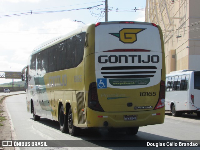 Empresa Gontijo de Transportes 18165 na cidade de Betim, Minas Gerais, Brasil, por Douglas Célio Brandao. Número da foto: #12531568.