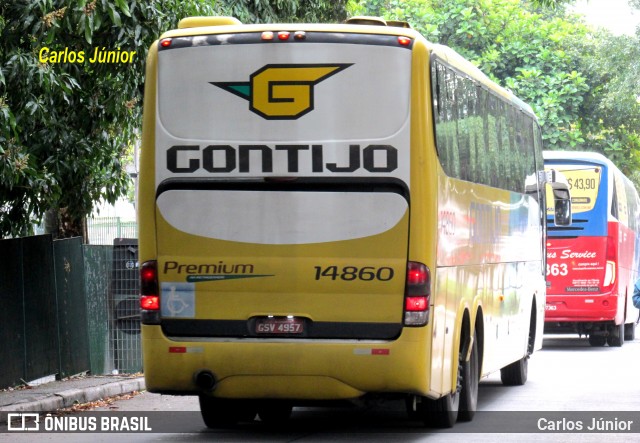 Empresa Gontijo de Transportes 14860 na cidade de Goiânia, Goiás, Brasil, por Carlos Júnior. Número da foto: #12530663.