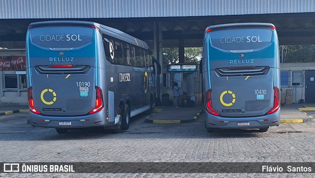 Viação Cidade Sol 10410 na cidade de Cruz das Almas, Bahia, Brasil, por Flávio  Santos. Número da foto: #12530602.