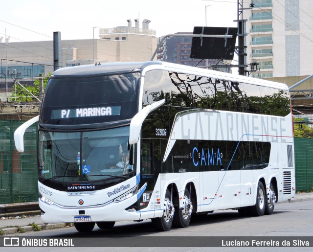 Auto Viação Catarinense 323009 na cidade de São Paulo, São Paulo, Brasil, por Luciano Ferreira da Silva. Número da foto: #12530077.