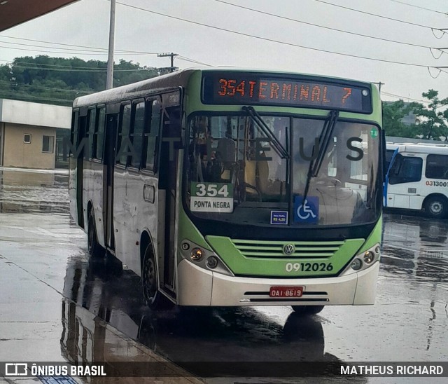 Auto Ônibus Líder 0912026 na cidade de Manaus, Amazonas, Brasil, por MATHEUS RICHARD. Número da foto: #12531344.