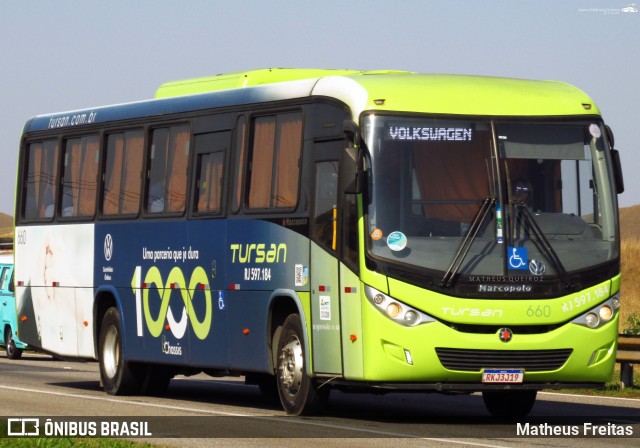 Tursan - Turismo Santo André 660 na cidade de Porto Real, Rio de Janeiro, Brasil, por Matheus Freitas. Número da foto: #12531229.