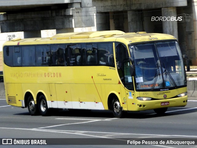 Viação Itapemirim 5701 na cidade de Salvador, Bahia, Brasil, por Felipe Pessoa de Albuquerque. Número da foto: #12530341.