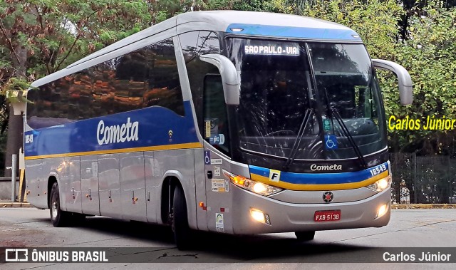 Viação Cometa 18549 na cidade de São Paulo, São Paulo, Brasil, por Carlos Júnior. Número da foto: #12530785.