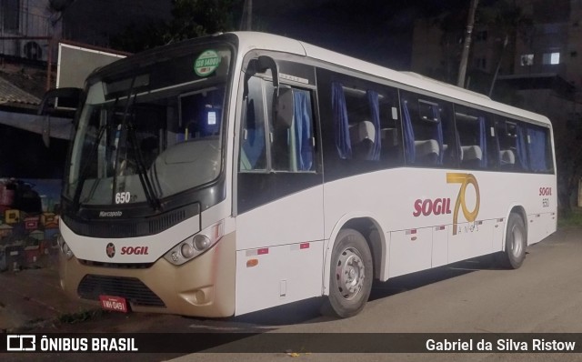 SOGIL - Sociedade de Ônibus Gigante Ltda. 650 na cidade de Cachoeirinha, Rio Grande do Sul, Brasil, por Gabriel da Silva Ristow. Número da foto: #12573931.