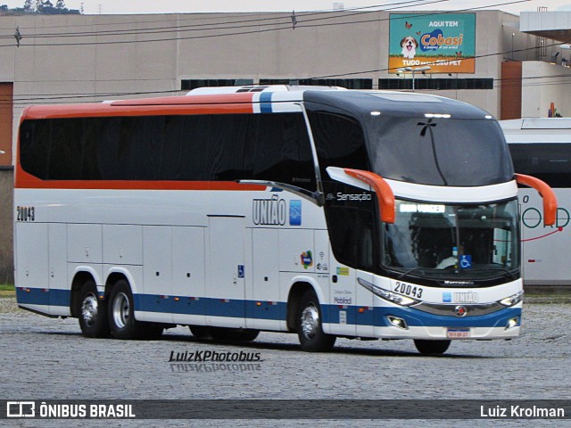 Expresso União 20043 na cidade de Juiz de Fora, Minas Gerais, Brasil, por Luiz Krolman. Número da foto: #12573080.