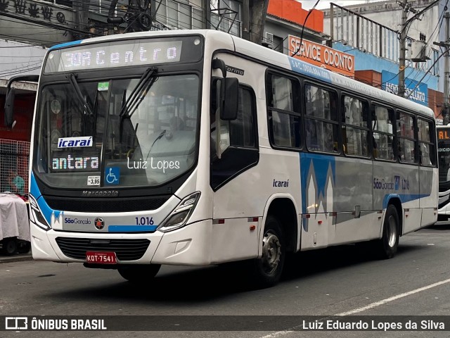 Icaraí Auto Transportes 1.016 na cidade de São Gonçalo, Rio de Janeiro, Brasil, por Luiz Eduardo Lopes da Silva. Número da foto: #12573159.