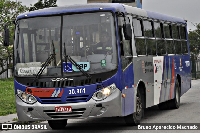 Empresa de Ônibus Vila Galvão 30.801 na cidade de Guarulhos, São Paulo, Brasil, por Bruno Aparecido Machado. Número da foto: #12574214.