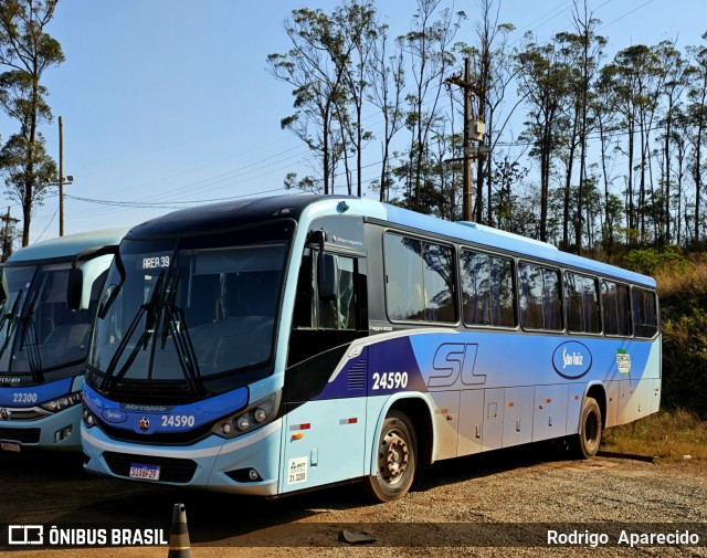 Viação São Luiz 24590 na cidade de Congonhas, Minas Gerais, Brasil, por Rodrigo  Aparecido. Número da foto: #12574889.
