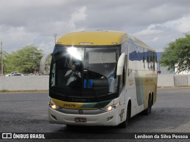 Empresa Gontijo de Transportes 21475 na cidade de Caruaru, Pernambuco, Brasil, por Lenilson da Silva Pessoa. Número da foto: #12575376.