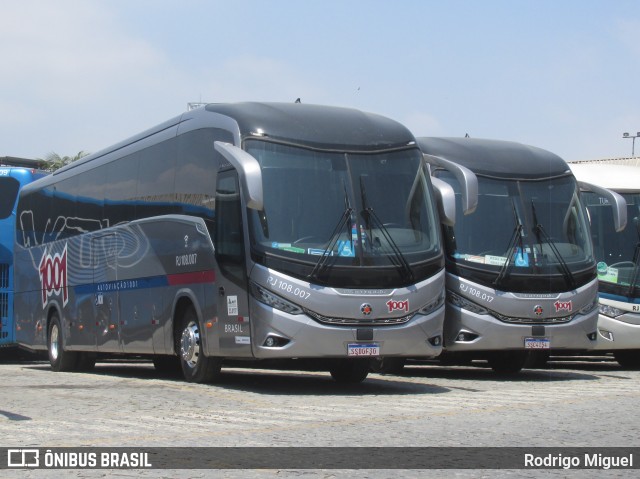 Auto Viação 1001 RJ 108.007 na cidade de Rio de Janeiro, Rio de Janeiro, Brasil, por Rodrigo Miguel. Número da foto: #12575217.